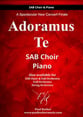 Adoramus Te SAB choral sheet music cover